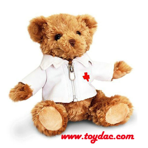 Peluche Docteur Robe Ours