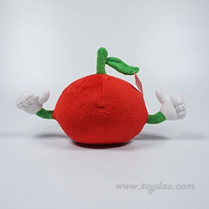 Pomme de bande dessinée de parfum de fruit de fonction de peluche